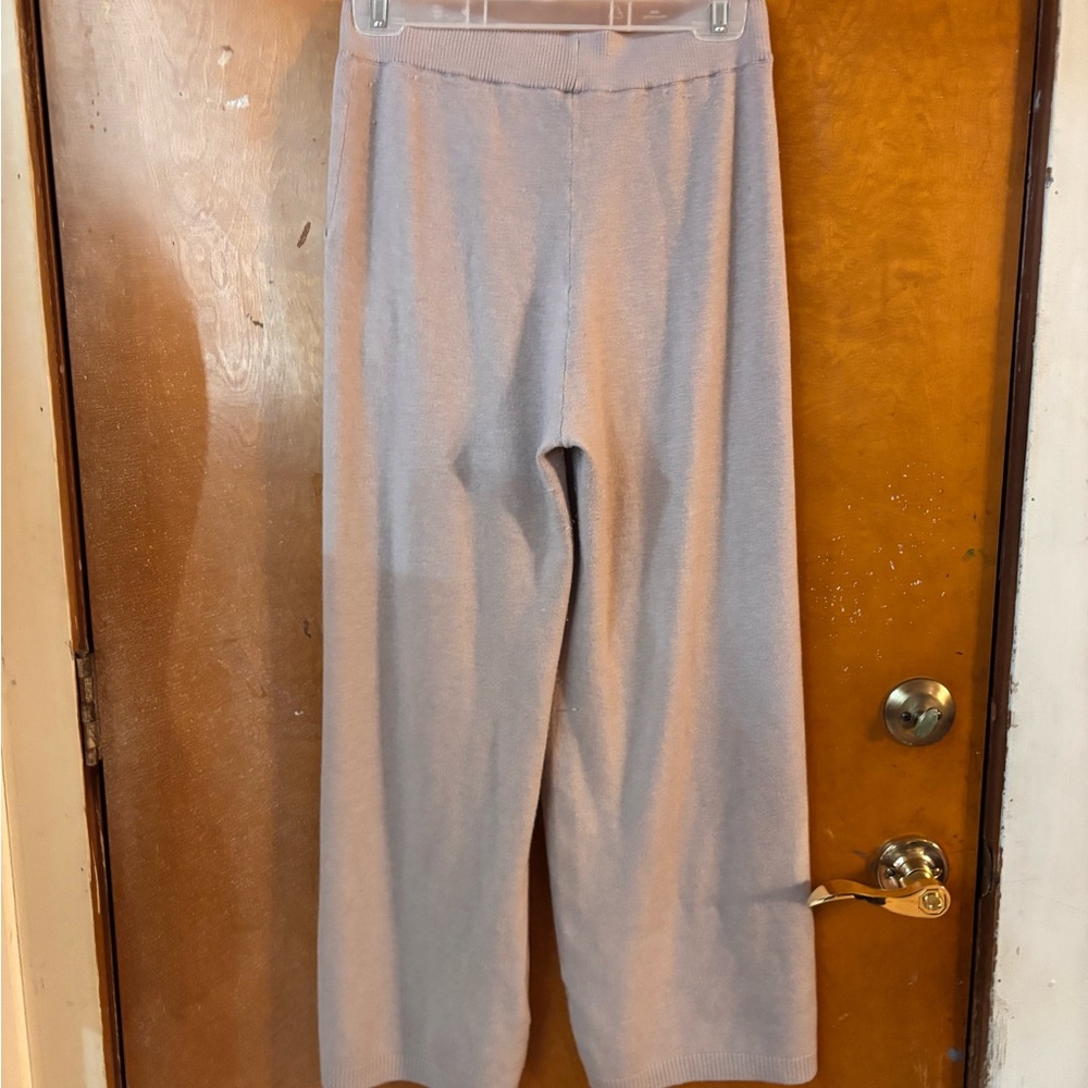 Soma sweater pants. Small. Taupe. - Picture 4 of 7